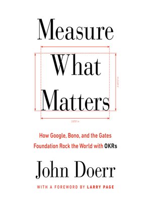 cover image of Measure What Matters